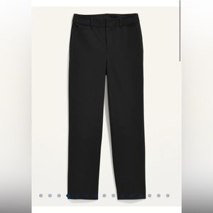 High-waisted Pixie Straight Crop Pants